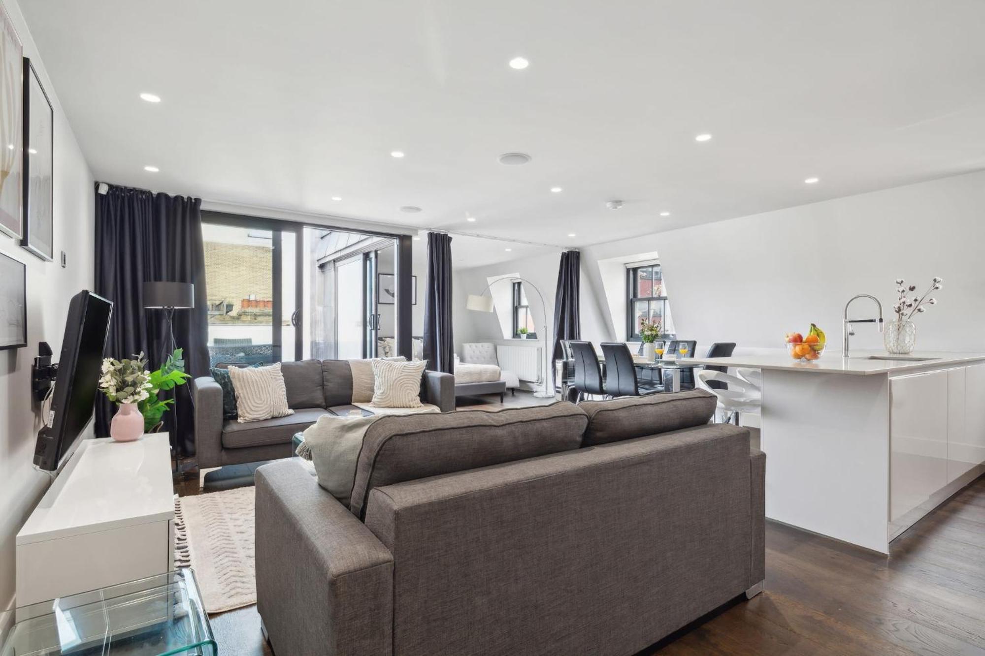 3Br Penthouse With Terrace - Cityapartmentstay Londra Exterior foto