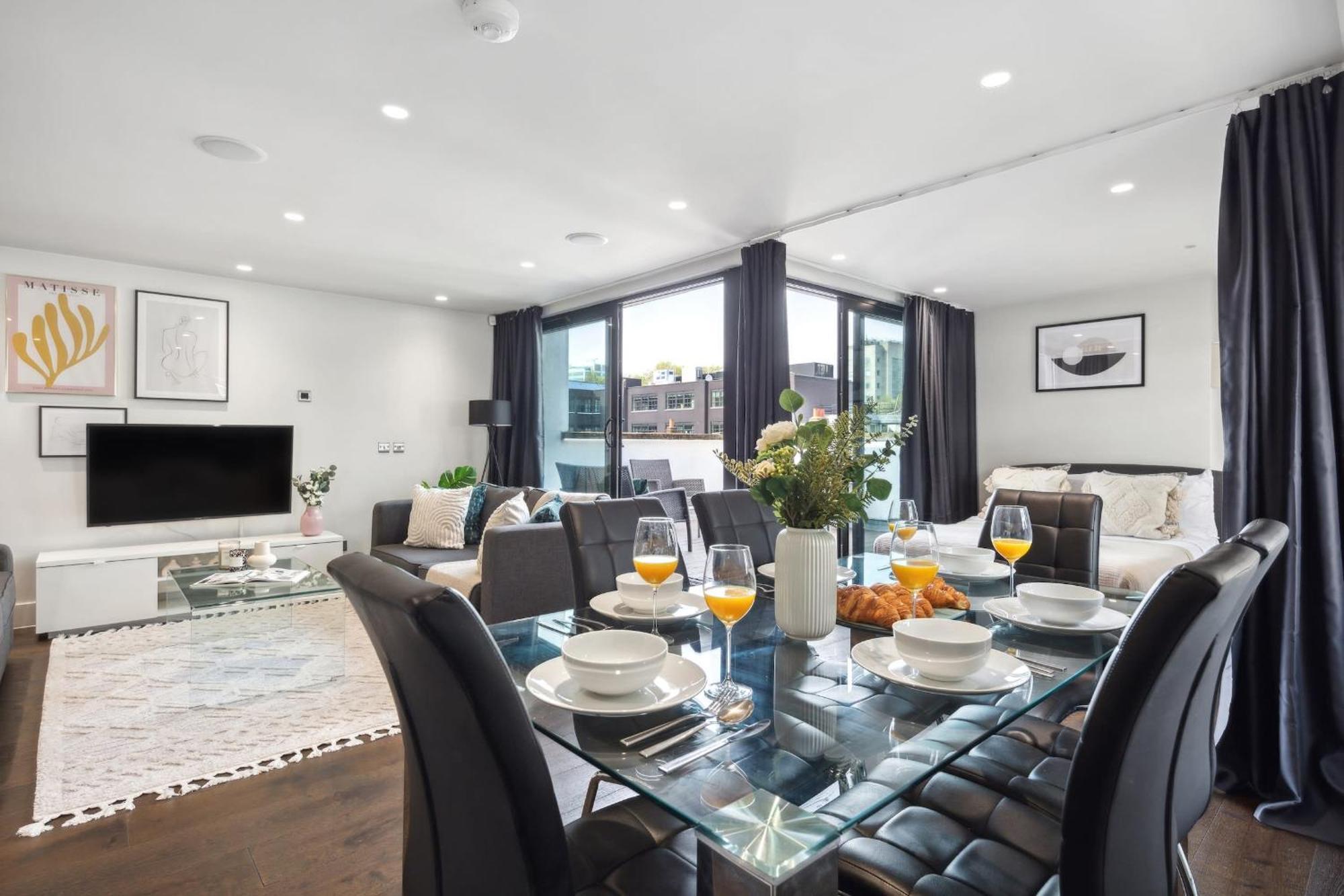 3Br Penthouse With Terrace - Cityapartmentstay Londra Exterior foto